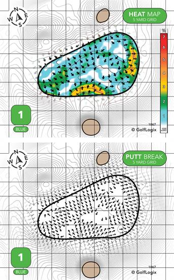 Heather Glen Golf Links ( Blue - Red - White )