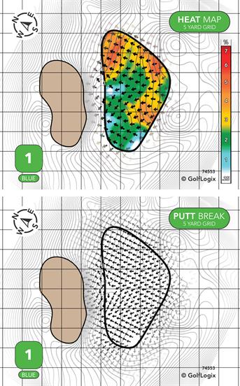 Mountain View Golf Course ( Blue - Red - White )